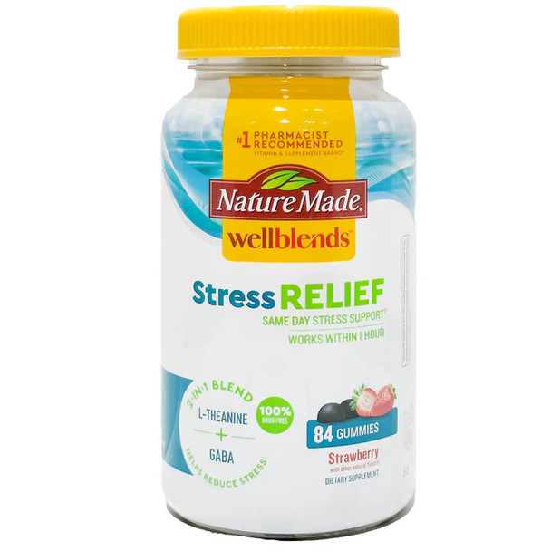 Nature Made Wellblends Stress Relief, 84 Gummies