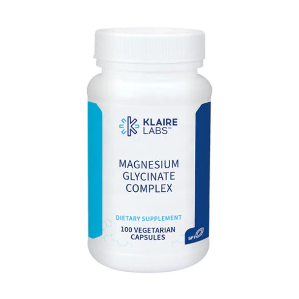Klaire Labs, Magnesium Glycinate Complex, 100 Vegetarian Capsules