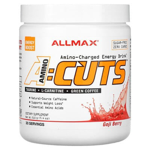 ALLMAX, ACUTS, Amino-Charged Energy Drink, Goji Berry, 7.4 oz (210 g)