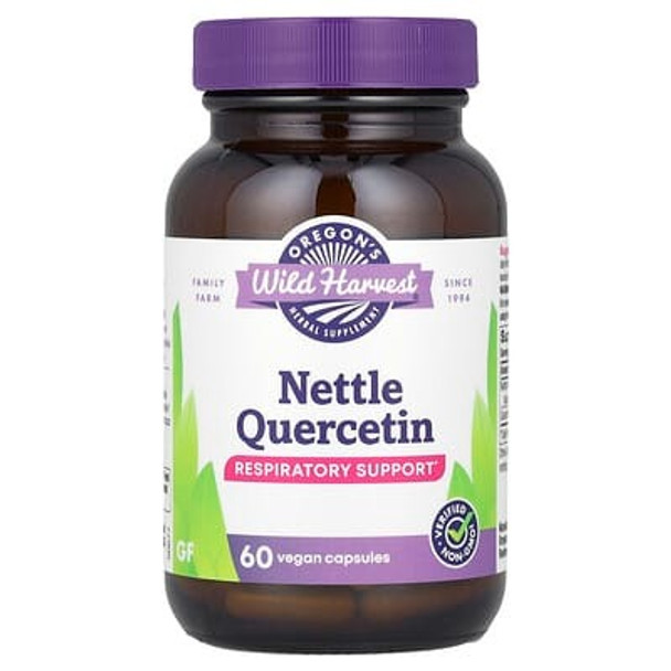 Oregon's Wild Harvest, Nettle Quercetin, 60 Vegan Capsules
