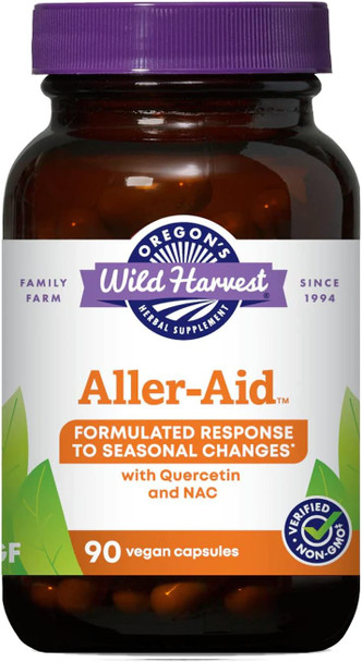 Oregon's Wild Harvest Aller-Aid with Quercetin Supplement, 90 Count