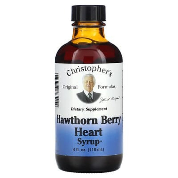 Christopher's Original Formulas, Hawthorn Berry Heart Syrup, 4 fl oz (118 ml)