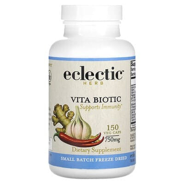 Eclectic Herb, Vita Biotic, 750 mg, 150 Veg Caps (250 mg per Capsule) Eclectic Herb, Vita Biotic, 750 mg, 150 Veg Caps (250 mg per Capsule)