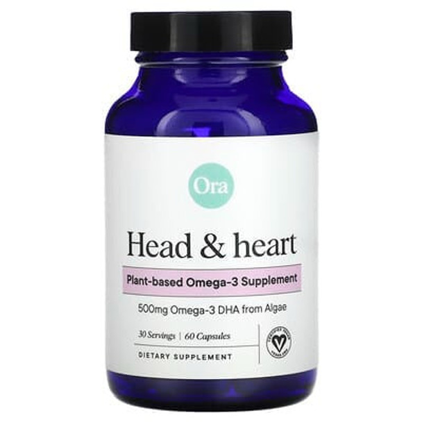 Ora, Head & Heart, 250 mg, 60 Capsules Ora, Head & Heart, 250 mg, 60 Capsules