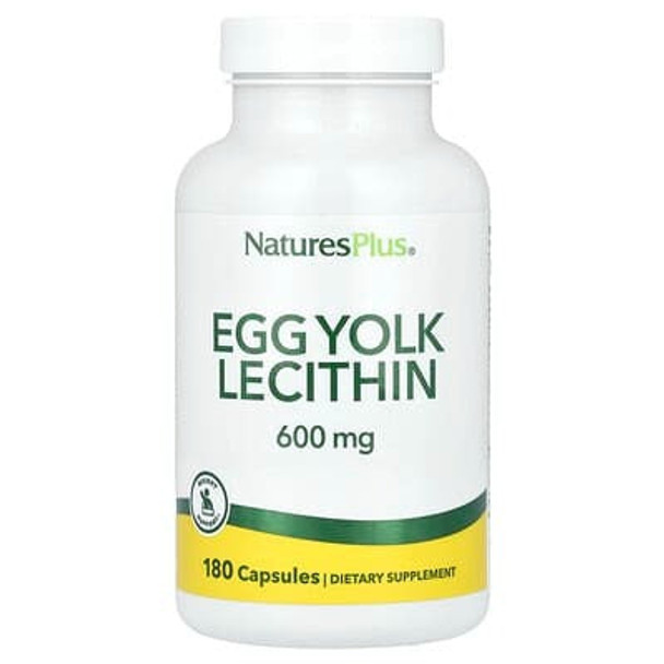 NaturesPlus, Egg Yolk Lecithin, 180 Capsules