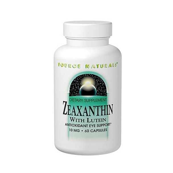 Source Naturals Zeaxanthin with Lutein 10 mg. - 60 Capsules