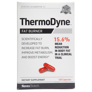 ThermoDyne Fat Burner - 120 Capsules, Fitness Supplement – Metabolism Boost , Novex Biotech