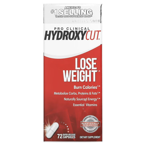 Hydroxycut, Pro Clinical Hydroxycut, Lose Weight, 72 RapidRelease Capsules