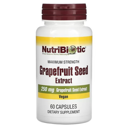 NutriBiotic, Grapefruit Seed Extract 250 mg, 60 Capsules
