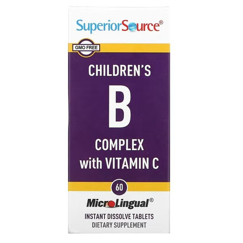 Superior Source, Children's B Complex with Vitamin C, 60 MicroLingual