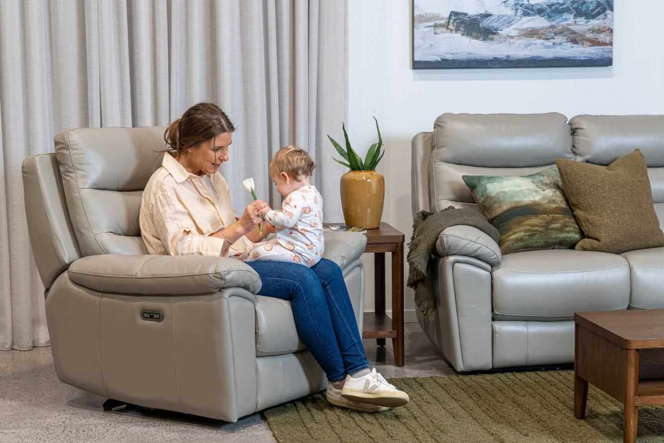 La-Z-Boy supportive power recliner - best for new mums