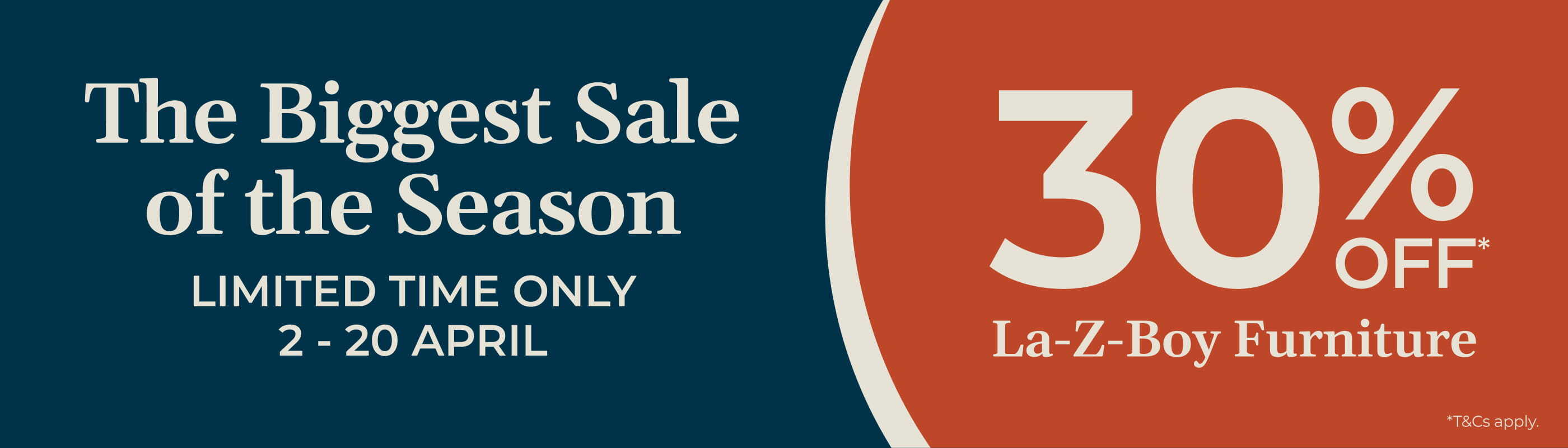 La-Z-Boy The Biggest Sale of the Season