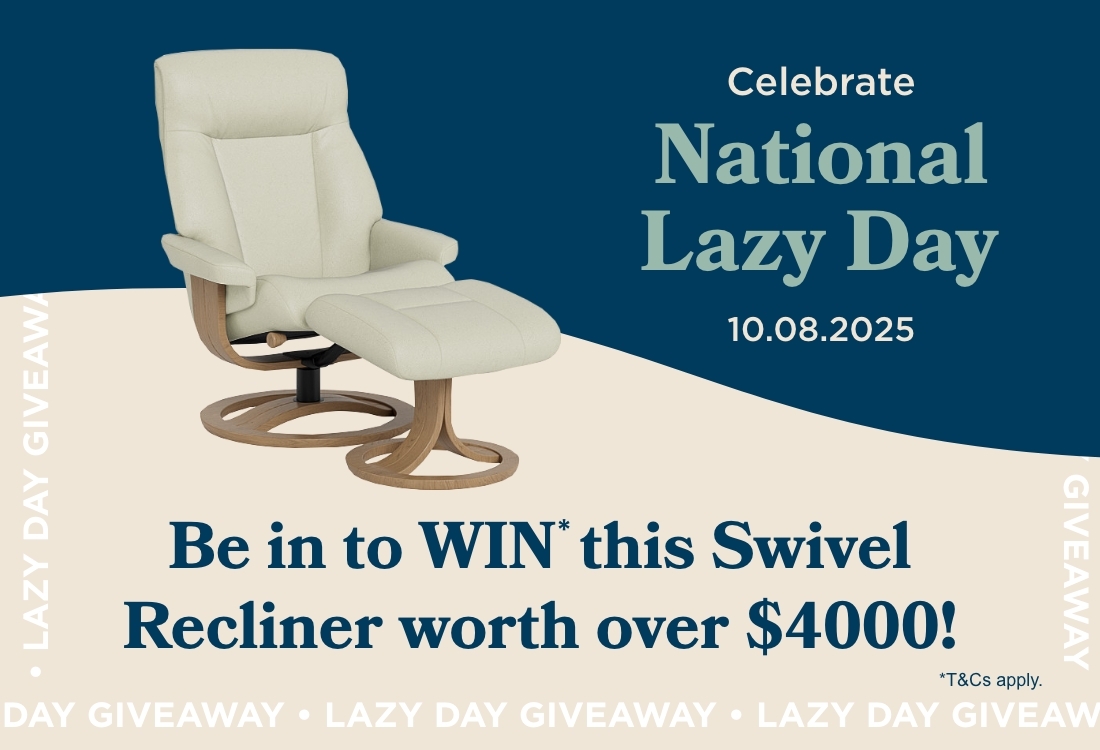 Win a La-Z-Boy Atlanta Large Recliner and footstool - Lazy Days Giveaway