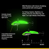 Glow in the dark fishing lures- Green SteelShad