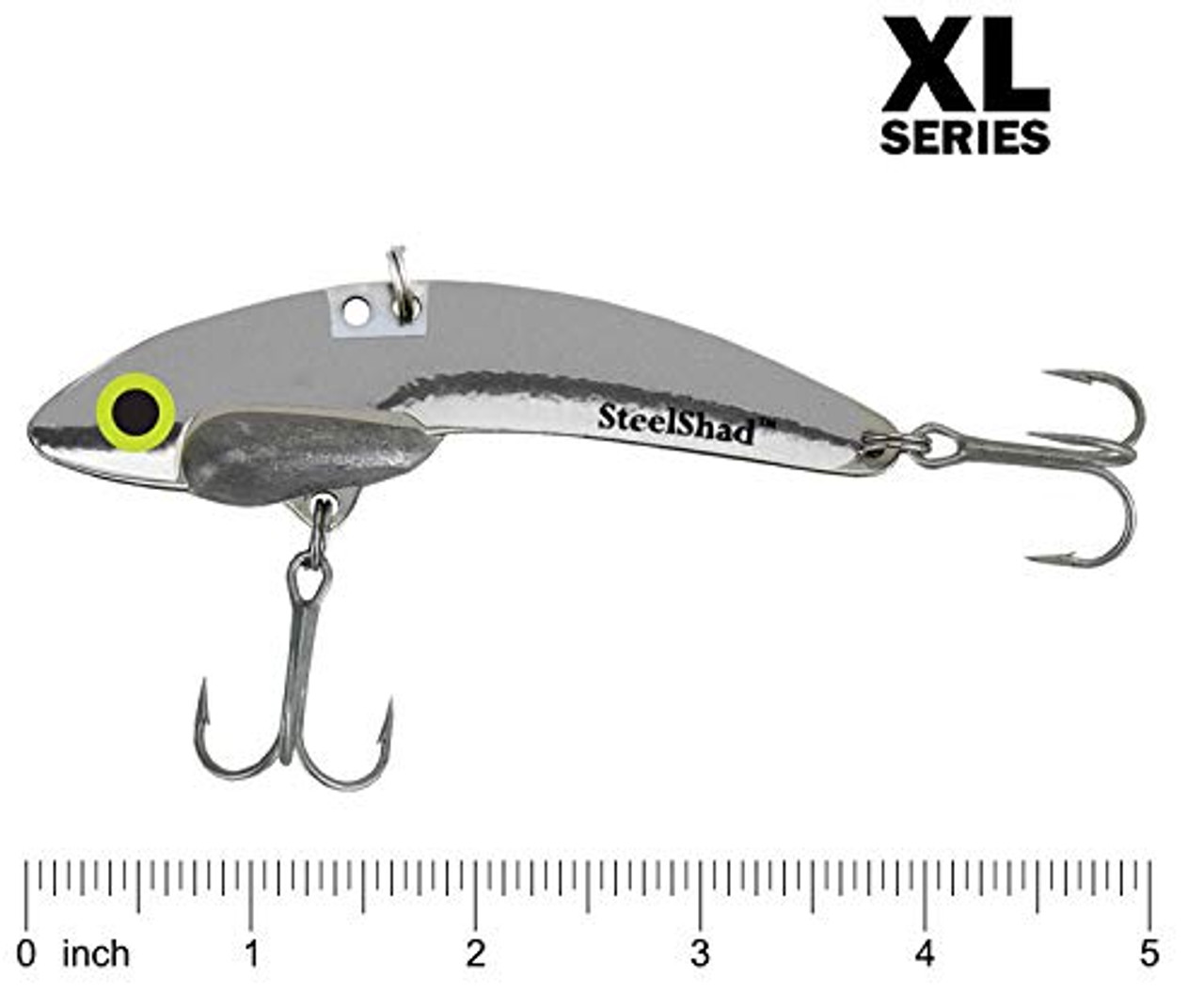 Silver 3/4 oz. XL Steel Blade Bait | SteelShad Fishing Co.