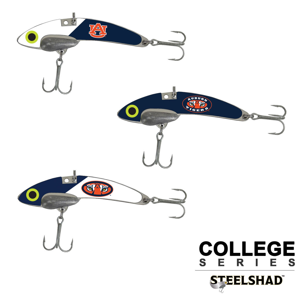 SteelShad Auburn 3 Pack | SteelShad Fishing Co.