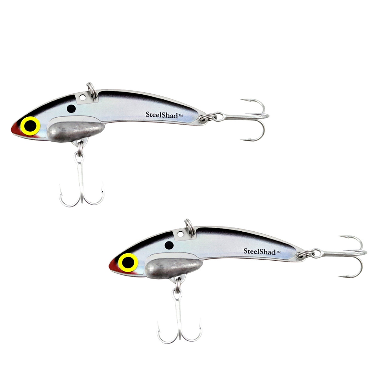 Shoal Shad, 2 Full Lures Per Packet, 15g & 30g Weedless Bass Sea Fishing  Lures
