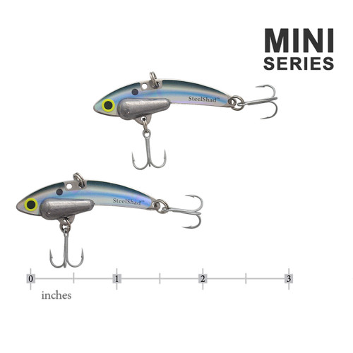 SteelShad Mini Series - 1/4 oz - Kentucky Shad (2pk) SteelShad Mini Series - 1/4 oz - Kentucky Shad (2pk)