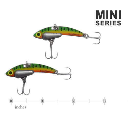 SteelShad Mini Series - 1/4 oz - Tennessee Shad (2pk) SteelShad Mini Series - 1/4 oz - Tennessee Shad (2pk)
