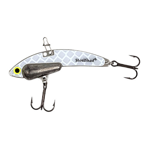 SteelShad Heavy - 1/2 oz - Glow Silver