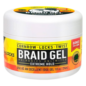 AllDay Locks Braid Gel Extreme Hold 10oz