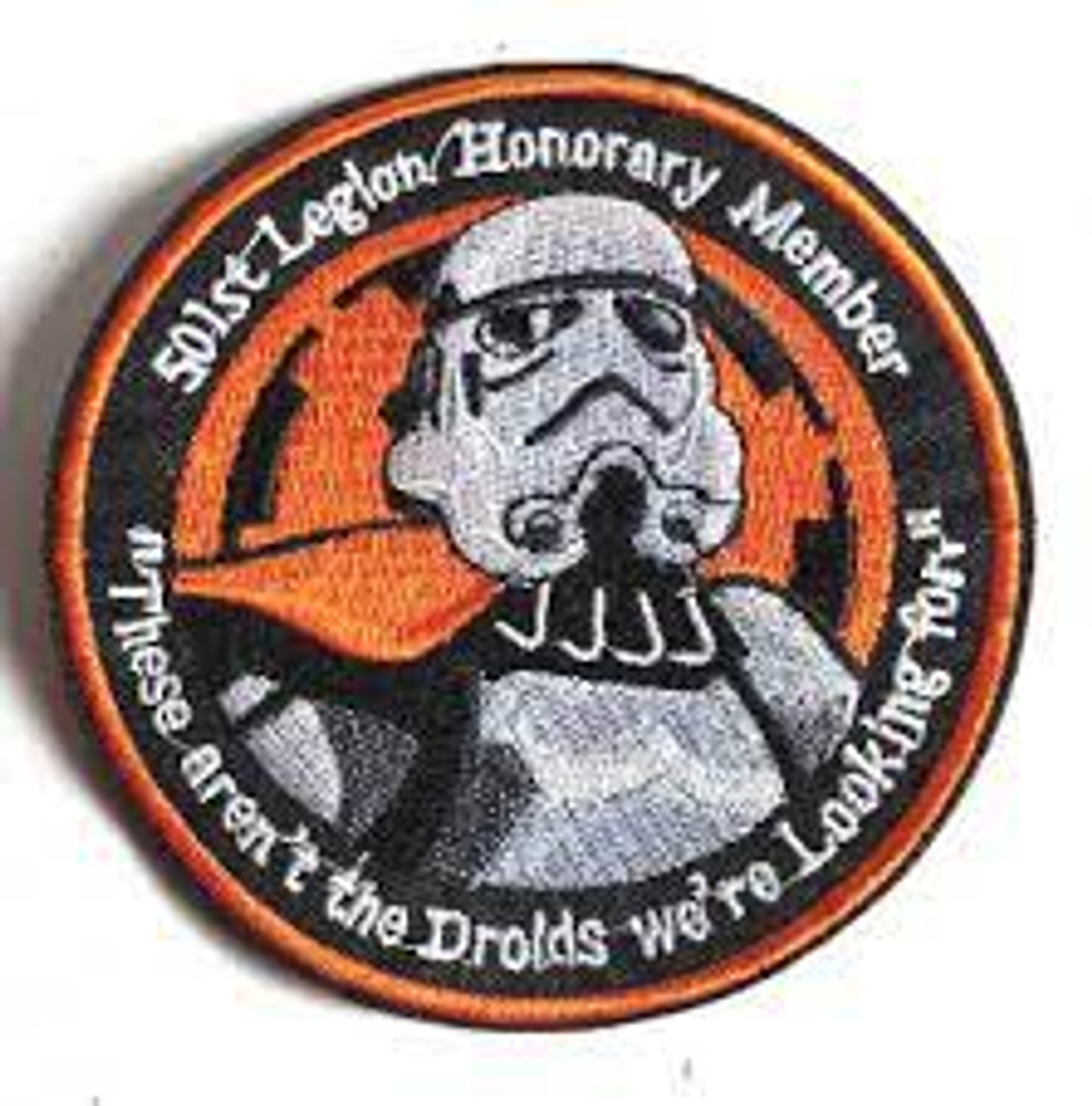 Star Wars Movie Storm Trooper badges Iron on Sew on Embroidered