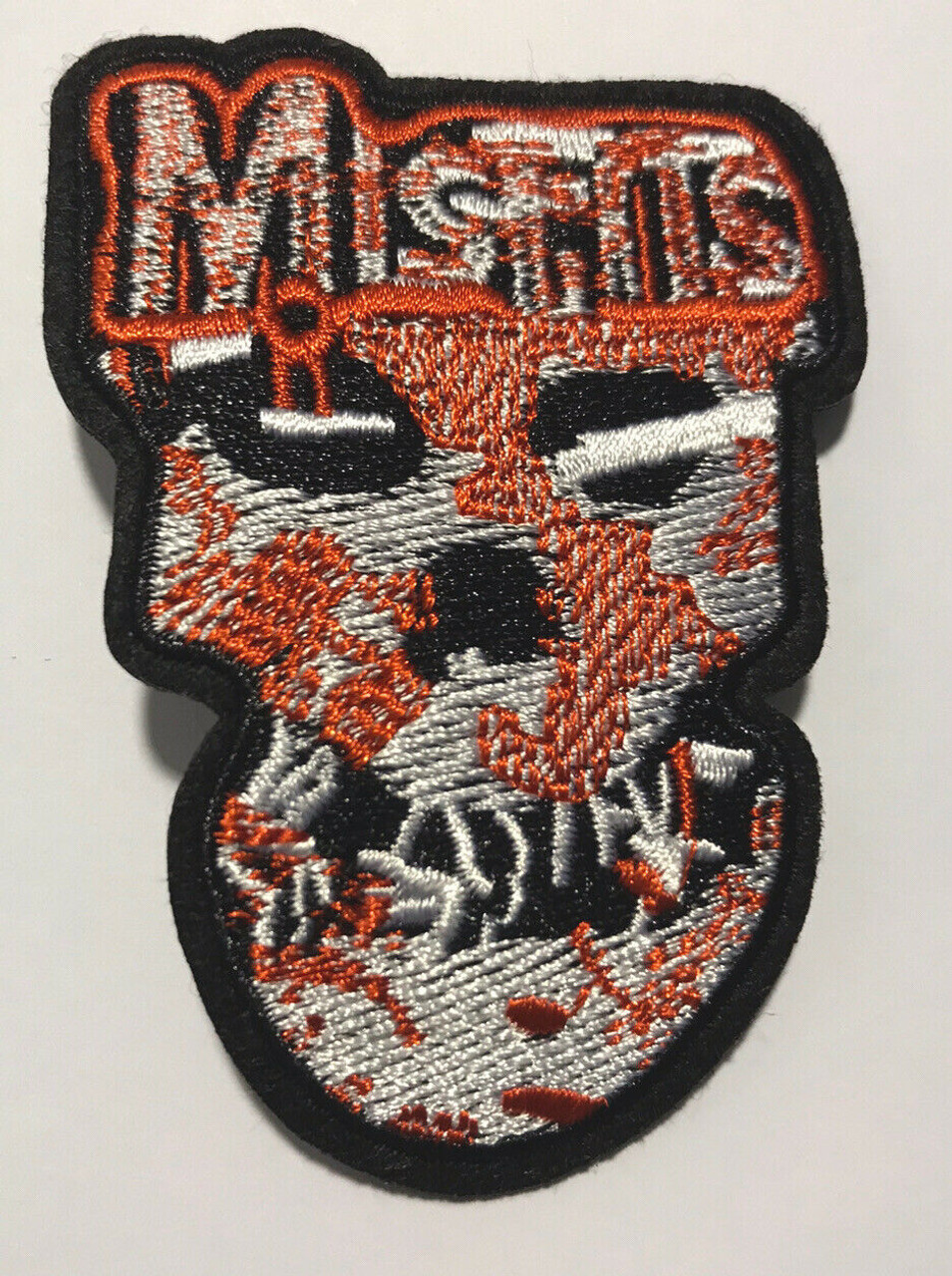 Misfits Fiend Face Logo Embroidered Patch -new 