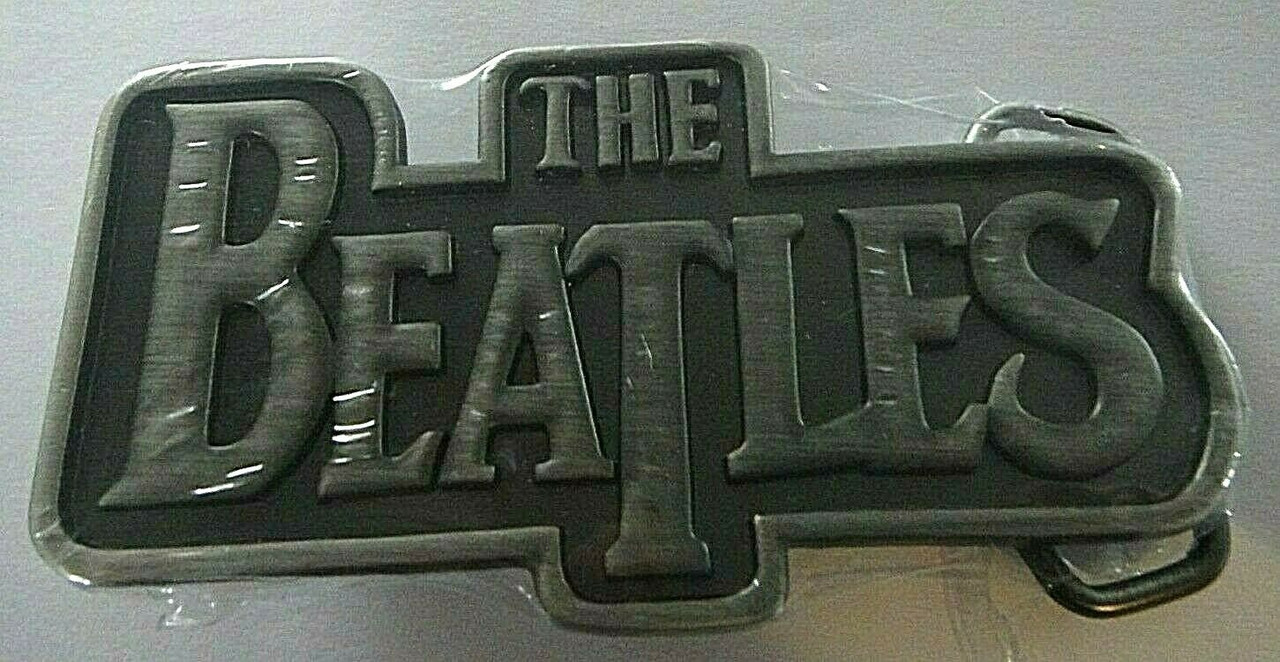 The Beatles Logo (Licensed) Die-Cut Stamped Metal Belt  display picture 1