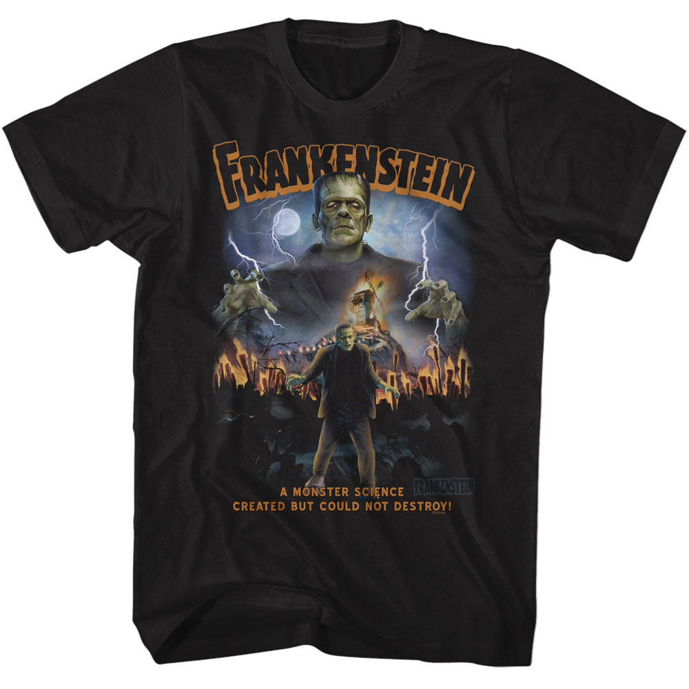 Universal Monsters- Frankenstein Mob Adult Unisex Tshirt Size S-3X