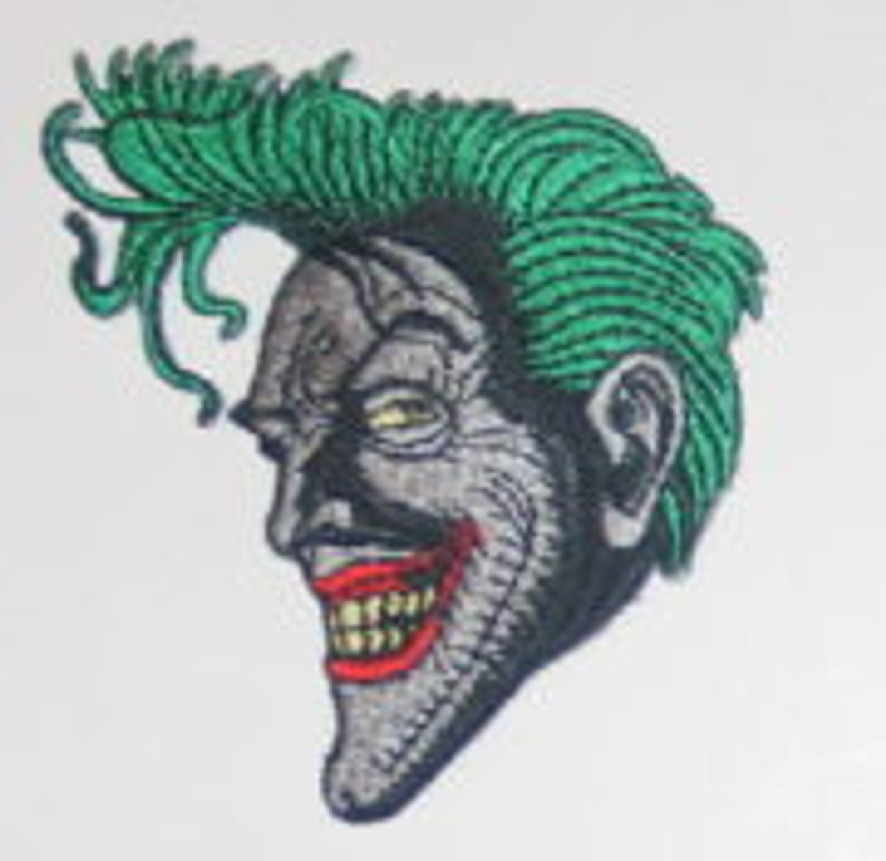 Batman animated tv show Joker smiling face embroidered patch 
