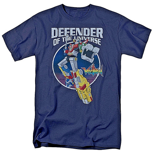 Voltron "Defender of the Universe" Mens Unisex T-Shirt, Available Sm to 2x
100% Cotton High Quality Pre Shrunk Machine Washable T Shirt