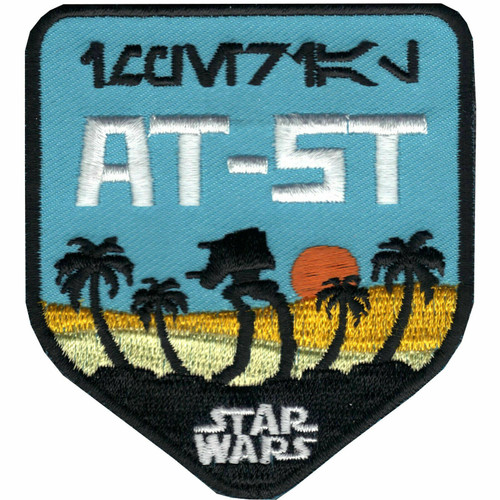 3 inches tall, a new Star Wars Rogue One Scarif AT-ST Walker embroidered patch. Sew on or iron on.

Please note we will always combine shipping on like items.  Any additional patch or pin will ship for 50 cent per item.  Any additional payment will be reimbursed to your Paypal account.  Thank You.