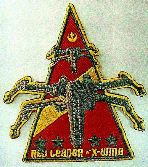 3.5 inches tall, Star Wars X-Wing "Red Leader" embroidered patch. Sew on or iron on. New.

Please note we will always combine shipping on like items.  Any additional patch or pin will ship for 50 cent per item.  Any additional payment will be reimbursed to your Paypal account.  Thank You.