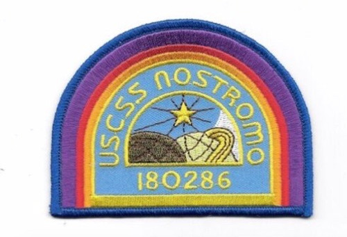 4 inches wide, USCSS Nostromo 180286 officers crew embroidered shoulder patch. Sew or iron on. New.

Please note we will always combine shipping on like items.  Any additional patch or pin will ship for 50 cent per item.  Any additional payment will be reimbursed to your Paypal account.  Thank You.