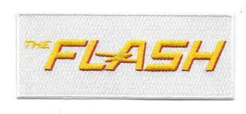 5 inches wide, a new Flash TV Series Logo embroidered patch. Sew or iron on.

Please note we will always combine shipping on like items.  Any additional patch or pin will ship for 50 cent per item.  Any additional payment will be reimbursed to your Paypal account.  Thank You.
