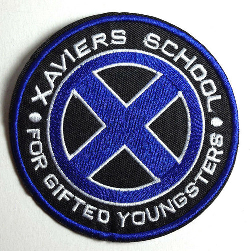 3.5 inches in diameter,  X-men Xavier School for Gifted Youngsters embroidered patch. Sew on or iron on. New.

Please note we will always combine shipping on like items.  Any additional patch or pin will ship for 50 cent per item.  Any additional payment will be reimbursed to your Paypal account.  Thank You.