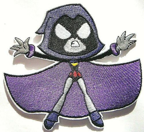 4 1/4 inch wide, Ravin, Teen Titan Cartoon Series embroidered patch. Sew on or iron on. New.

Please note we will always combine shipping on like items.  Any additional patch or pin will ship for 50 cent per item.  Any additional payment will be reimbursed to your Paypal account.  Thank You.