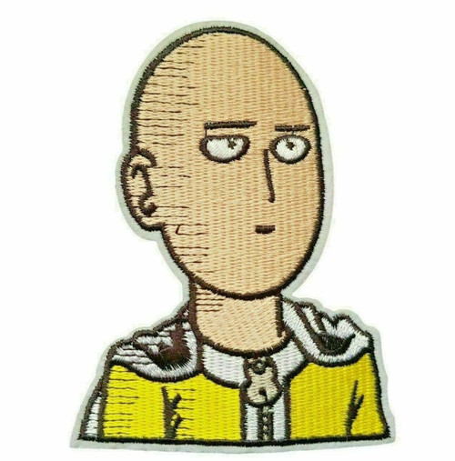4.5 inches tall,  a new One Punch Man embroidered patch.  Sew or iron on. New. 

Please note we will always combine shipping on like items.  Any additional patch or pin will ship for 50 cent per item.  Any additional payment will be reimbursed to your Paypal account.  Thank You.