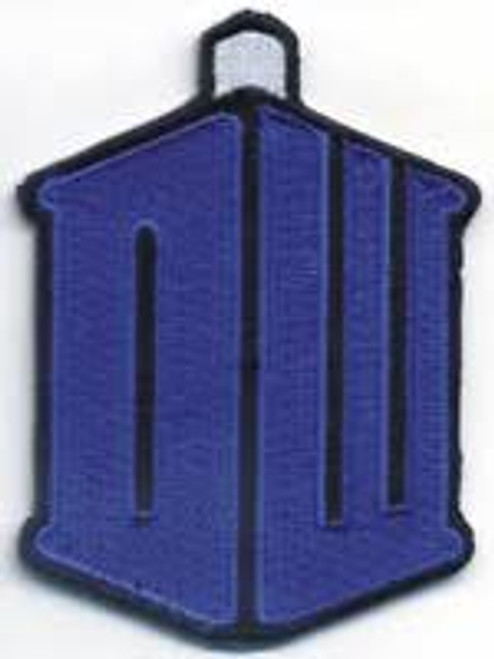  3 inches tall, a new Doctor Who "DW" Tardis shaped embroidered logo patch. Sew on or iron.

Please note we will always combine shipping on like items.  Any additional patch or pin will ship for 50 cent per item.  Any additional payment will be reimbursed to your Paypal account.  Thank You.