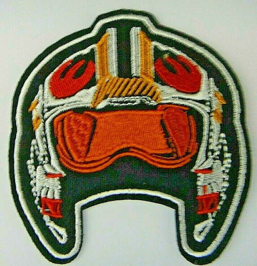 3.75" inches tall,  a new Star Wars Luke Skywalker Die-Cut Helmet embroidered patch. Sew on or iron on.

Please note we will always combine shipping on like items.  Any additional patch or pin will ship for 50 cent per item.  Any additional payment will be reimbursed to your Paypal account.  Thank You.