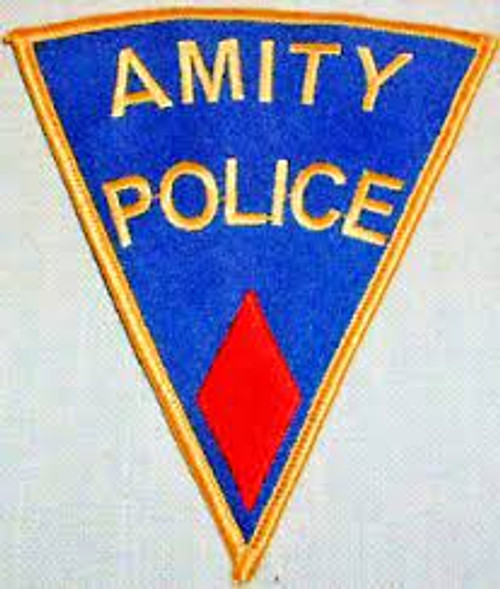 5" inches tall, Amity Police Dept. (Jaws)  embroidered patch. Sew on or iron on. New.

Please note we will always combine shipping on like items.  Any additional patch or pin will ship for 50 cent per item.  Any additional payment will be reimbursed to your Paypal account.  Thank You.