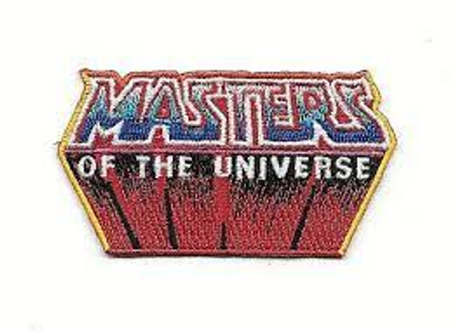 3 1/4 inches wide, He-Man & the Masters of the Universe logo embroidered patch.  Sew on or iron.  New.

Please note we will always combine shipping on like items.  Any additional patch or pin will ship for 50 cent per item.  Any additional payment will be reimbursed to your Paypal account.  Thank You.