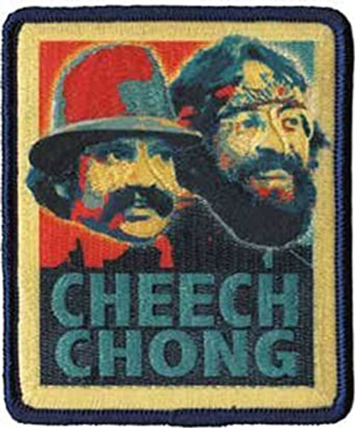 3 3/4 inches tall.  a new Cheech and Chong "Retro" embroidered patch. Sew or iron on.

Please note we will always combine shipping on like items.  Any additional patch or pin will ship for 50 cent per item.  Any additional payment will be reimbursed to your Paypal account.  Thank You.