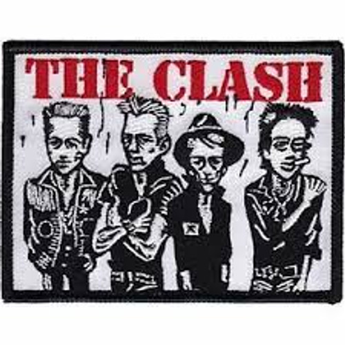 4 inches wide.  a new Clash "Band Members" embroidered patch. Sew or iron on.

Please note we will always combine shipping on like items.  Any additional patch or pin will ship for 50 cent per item.  Any additional payment will be reimbursed to your Paypal account.  Thank You.