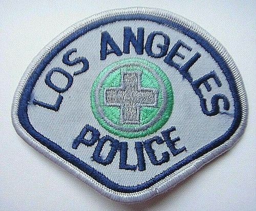 4 3/4 inches wide, a new Los Angelis Police Uniform embroidered patch. Sew on or iron on. New.

Please note we will always combine shipping on like items. Any additional patch or pin will ship for 50 cent per item. Any additional payment will be reimbursed to your Paypal account. Thank You.