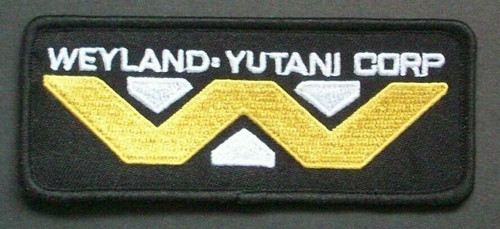 1 1/2" x 4", Weyland-Yutani Corp "Aliens" embroidered patch. Sew on or iron on. New.

Please note we will always combine shipping on like items.  Any additional patch or pin will ship for 50 cent per item.  Any additional payment will be reimbursed to your Paypal account.  Thank You.