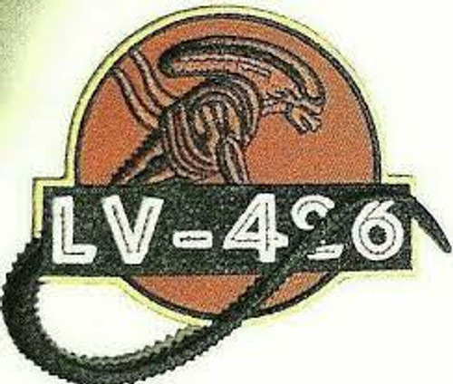 4 inches wide, a new LV-426 embroidered patch from the Aliens franchise.. Sew on or iron on. New.

Please note we will always combine shipping on like items.  Any additional patch or pin will ship for 50 cent per item.  Any additional payment will be reimbursed to your Paypal account.  Thank You.