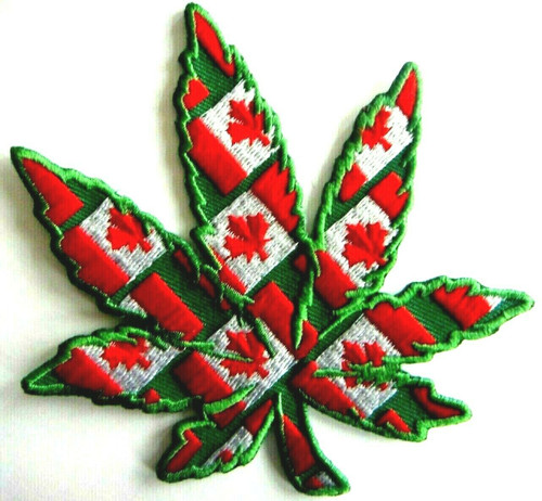 4 inches tall, a new Marijuana "Canadian Bud"  embroidered jacket patch. Sew on or iron.

Please note we will always combine shipping on like items.  Any additional patch or pin will ship for 50 cent per item.  Any additional payment will be reimbursed to your Paypal account.  Thank You.