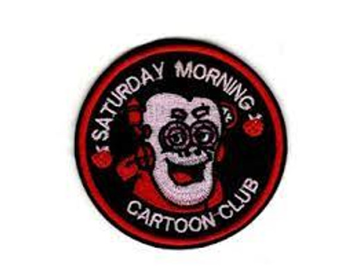 2.75 inches diameter, a new Franken Berry "Saturday Morning Cartoon Club"  embroidered patch -new  Sew on or Iron on. 
 
Please note we will always combine shipping on like items.  Any additional patch or pin will ship for 50 cent per item.  Any additional payment will be reimbursed to your Paypal account.  Thank You.