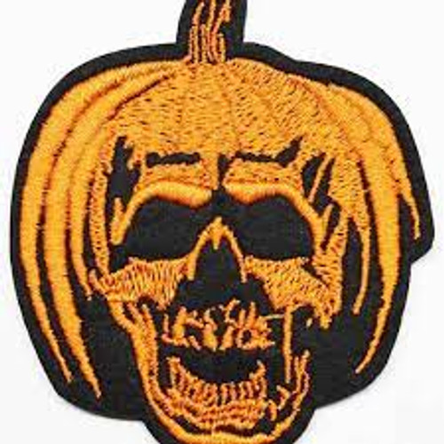 2 3/4 inches tall, a new Halloween II "Pumpkin Head" Embroidered Patch. Sew on or iron. New.

Please note we will always combine shipping on like items.  Any additional patch or pin will ship for 50 cent per item.  Any additional payment will be reimbursed to your Paypal account.  Thank You.